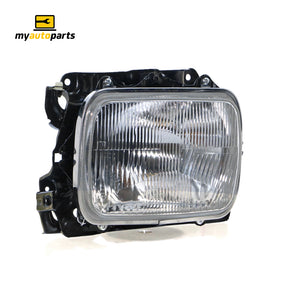 Halogen Manual Adjust Head Lamp Drivers Side Aftermarket Suits Holden Rodeo TF 1988 to 2003