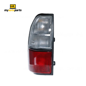 Red/Clear Tail Lamp Passenger Side Aftermarket Suits Toyota Prado 95 Series 1999 to 2002