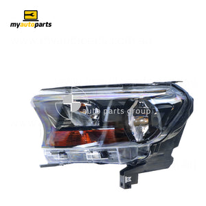 Head Lamp Passenger Side Certified Suits Ford Ranger XL Plus PX 2015 to 2018