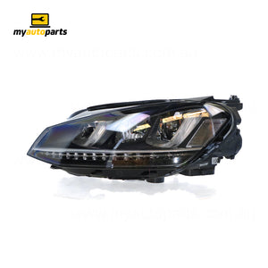 Xenon Head Lamp Passenger Side Genuine Suits Volkswagen Golf R MK 7 4/2014 to 7/2017