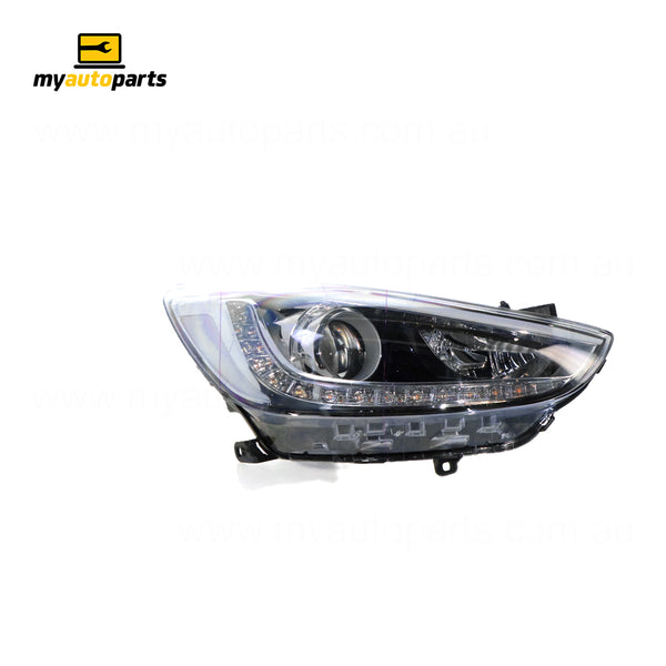 LED Head Lamp Drivers Side Certified Suits Hyundai Accent RB SR2013 to 2017