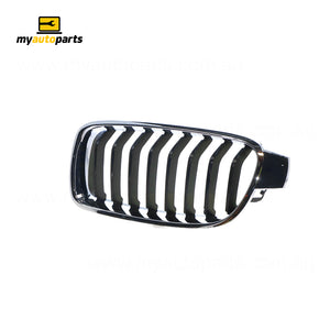 Grille Passenger Side Aftermarket Suits BMW 3 Series F30 2012 to 2015
