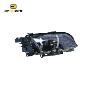Halogen Head Lamp Drivers Side Certified Suits BMW 3 Series E46 Sedan 1998 to 2001