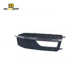 Front Bar Grille Drivers Side Aftermarket Suits Audi S4 B8 2012 to 2015