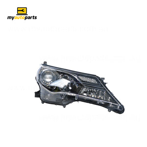 Halogen Head Lamp Drivers Side Genuine Suits Toyota RAV4 GX 2012 to 2015