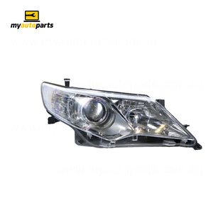 Halogen Head Lamp Drivers Side Certified Suits Toyota Camry AVV50R 2012 to 2015