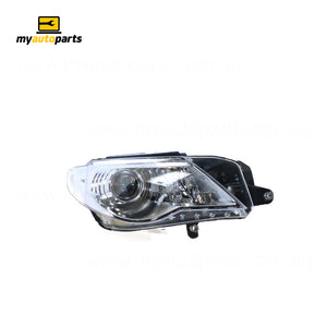 Head Lamp Drivers Side OES  Suits Volkswagen Passat 3C 2009 to 2012