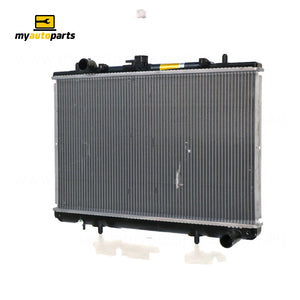 Radiator 34 / 34 mm Plastic Aluminium 375 x 598 x 32 mm Manual 2.4 L 4G64T Aftermarket Suits Mitsubishi Triton MK 1996 to 2006