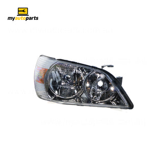 Halogen Head Lamp Driver Side Genuine Suits Lexus IS 2003 to 2005