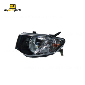 Head Lamp Passenger Side Genuine Suits Mitsubishi Triton MN 2009 to 2015