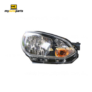 Halogen Electric Adjust Head Lamp Drivers Side OES Suits Volkswagen Up AA 2012 to 2014
