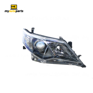 Halogen Head Lamp Drivers Side Genuine Suits Toyota Camry AVV50R 2012 to 2015