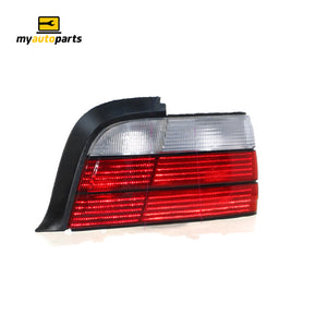 Black Red/Clear Tail Lamp Drivers Side Certified Suits BMW 3 Series E36 Coupe 1997 to 2000