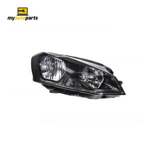 Halogen Manual Adjust Head Lamp Drivers Side OES Suits Volkswagen Golf MK 7 2013 to 2017
