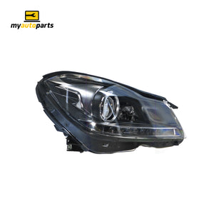 Bi-Xenon Head Lamp Drivers Side OES suits Mercedes-Benz C Class 2011 to 2016