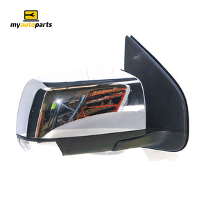 Chrome Door Mirror with Indicator Drivers Side Genuine suits Holden Colorado RG LTZ 2012 to 2016