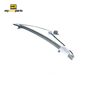 Front Door Window Regulator Passenger Side Aftermarket Suits Hyundai Excel X3 1994 to 2000