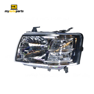 Halogen Manual Adjust Head Lamp Passenger Side Certified Suits Ford Ranger PJ 2006 to 2009