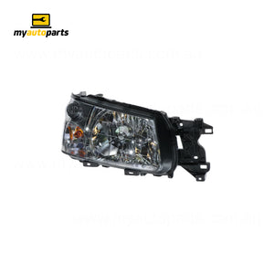 Chrome Head Lamp Drivers Side Genuine suits Subaru Forester SG 2002 to 2005