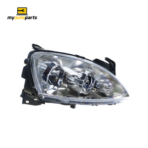 Head Lamp Drivers Side Certified Suits Holden Barina SRi XC 2001 to 2005