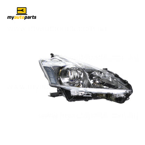 Halogen Head Lamp Drivers Side Genuine Suits Toyota Prius-V ZVW40R 2012 to 2015
