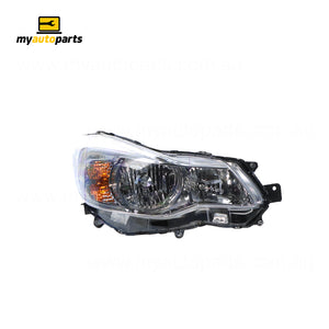 Head Lamp Drivers Side Genuine suits Subaru Impreza/XV 2011 to 2015