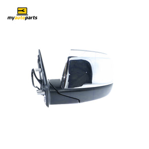 Chrome Door Mirror Electric Adjust Passenger Side Genuine Suits Ford Ranger PJ 2006 to 2009