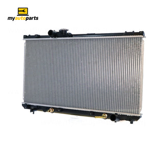 Radiator 34 / 34 mm Plastic Aluminium 375 x 718 x 16 mm Automatic 2.0 L 1GFE Aftermarket Suits Lexus IS200 / IS300 GXE10/JCE10 1999 to 2005