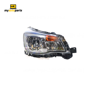 Halogen Head Lamp Drivers Side Genuine suits Subaru Forester SJ 2016 to 2018