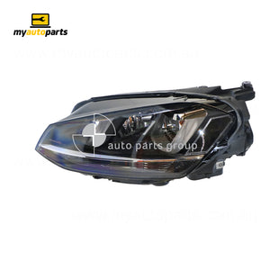 Head Lamp Passenger Side Genuine Suits Volkswagen Golf MK 7 2015 to 2017