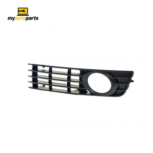 Front Bar Grille Passenger Side Certified Suits Audi A4 B6 2001 to 2005
