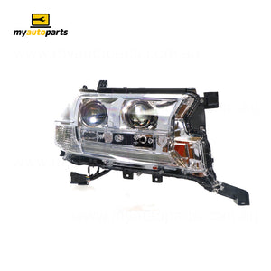 Bi-LED Head Lamp with Auto Levelling and DRL Driver Side Genuine suits Toyota Landcruiser 200 Series VX/Sahara 9/2015 On