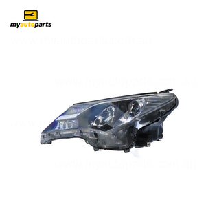 Halogen Head Lamp Passenger Side Certified Suits Toyota RAV4 GX 2012 to 2015