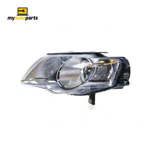 Halogen Electric Adjust Head Lamp Passenger Side Certified Suits Volkswagen Passat B6 2006 to 2011