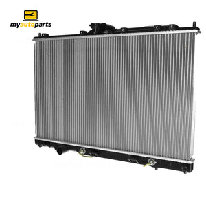Radiator 35 / 35 mm Plastic Aluminium 425 x 686 x 26 mm Manual/Auto 2.4 L 4G64/4G69 Aftermarket Suits Mitsubishi Outlander ZE/ZF 2002 to 2006
