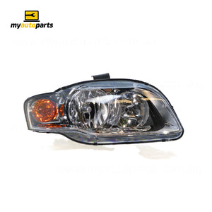 Halogen Head Lamp Drivers Side OES Suits Audi A4 B7 Sedan/Wagon 2005 to 2008