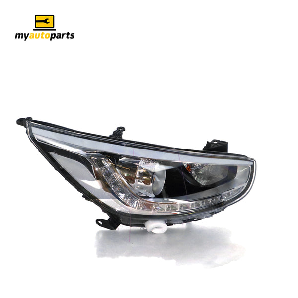 Head Lamp Drivers Side Genuine Suits Hyundai Accent RB SR2013 to 2017