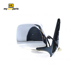 Chrome Door Mirror Electric Adjust Drivers Side Genuine Suits Toyota Landcruiser 100 SERIES 1998 to 2007