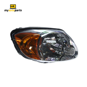 Head Lamp Drivers Side Certified Suits Hyundai Accent GL LC 5/2003 to 7/2003