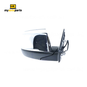 Chrome Door Mirror Electric Adjust Drivers Side Genuine Suits Ford Ranger PJ 2006 to 2009