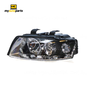 Halogen Electric Adjust Head Lamp Passenger Side Certified Suits Audi A4 B6 2001 to 2005