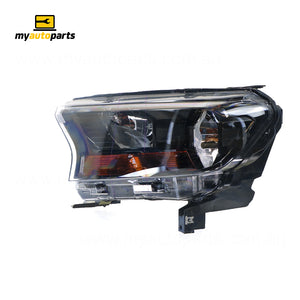 Head Lamp Passenger Side Genuine Suits Ford Ranger XL/XLS PX 2015 to 2018