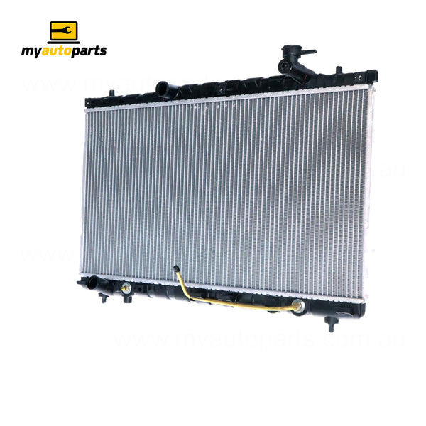 Radiator 35 mm 35 / Plastic Aluminium 400 x 718 x 26 mm Manual/Auto 2.7 L G6EAY Aftermarket Suits Hyundai Santa Fe SM 2000 to 2006