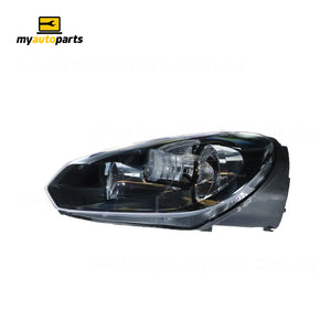 Halogen Head Lamp Passenger Side Certified Suits Volkswagen Golf MK 6 2009 to 2021