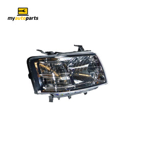 Halogen Manual Adjust Head Lamp Drivers Side Genuine Suits Ford Ranger PJ 2006 to 2009