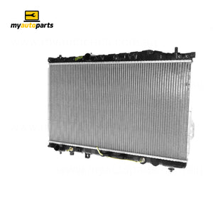 Radiator 35 mm 35 / Plastic Aluminium 410 x 728 x 26 mm Manual/Auto 2.7L L G6BAX Aftermarket Suits Hyundai Trajet FO 2000 to 2007