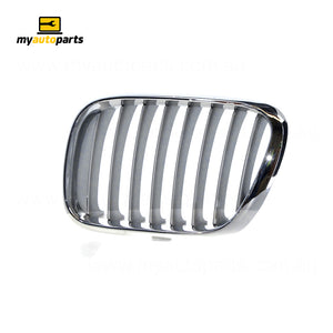 Grille Passenger Side Aftermarket Suits BMW X5 E53 2000 to 2007
