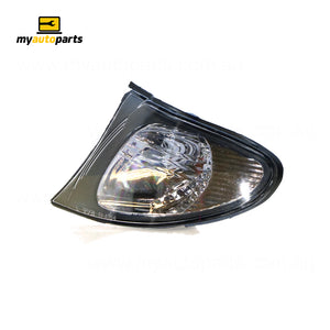Front Park / Indicator Lamp, Black Trim, Passenger Side Certified Suits BMW 3 Series E46 2001 to 2003