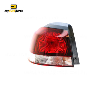 Tail Lamp Passenger Side OES Suits Volkswagen Golf GTi MK 6 2009 to 2013