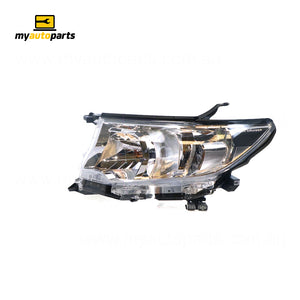 Halogen Head Lamp Passenger Side Genuine Suits Toyota Prado GX GDJ150R 2017 to 2021